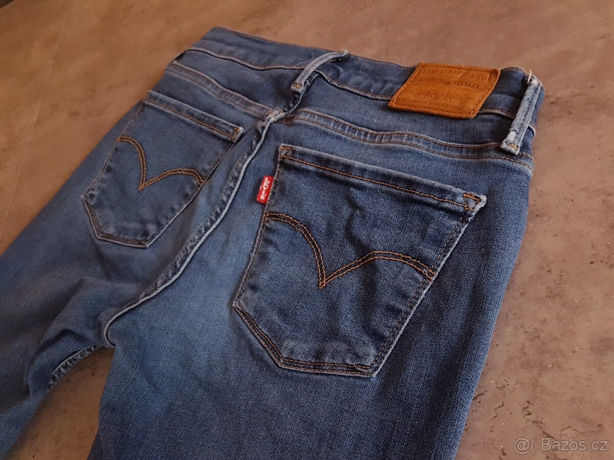 Super skinny dámské džíny LEVIS vel.W26 L 30