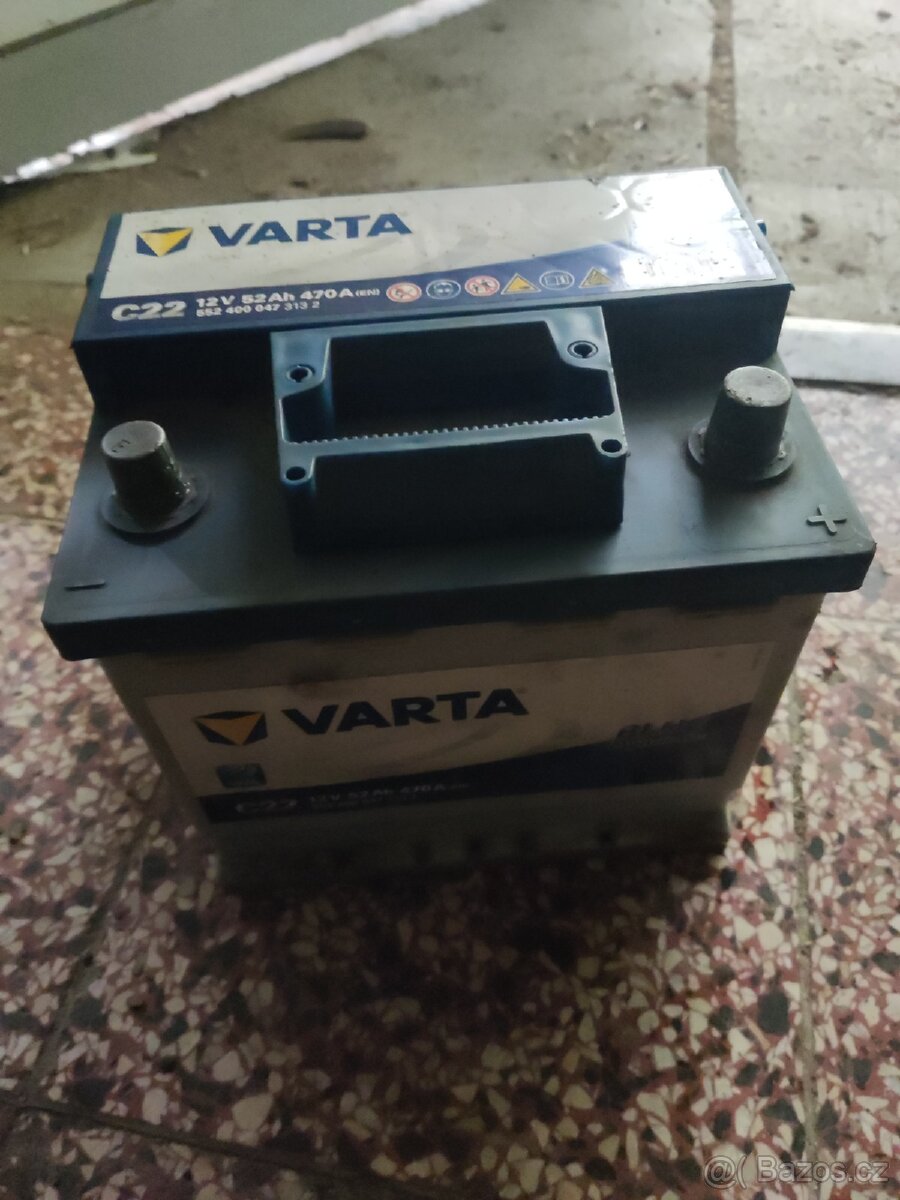 Autobaterie Varta 12V C22 52Ah 470 A