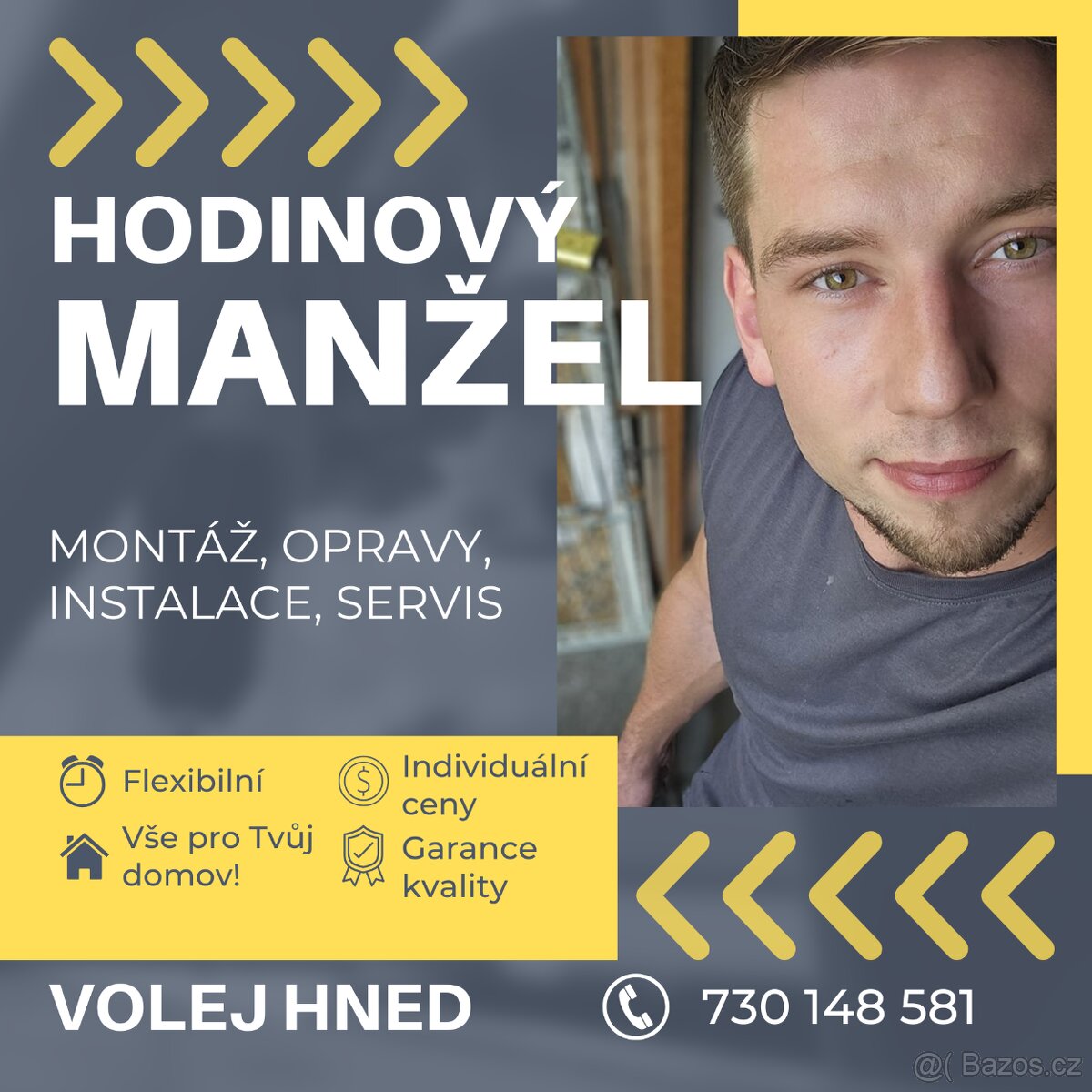 Hodinový manžel, práce všeho druhu