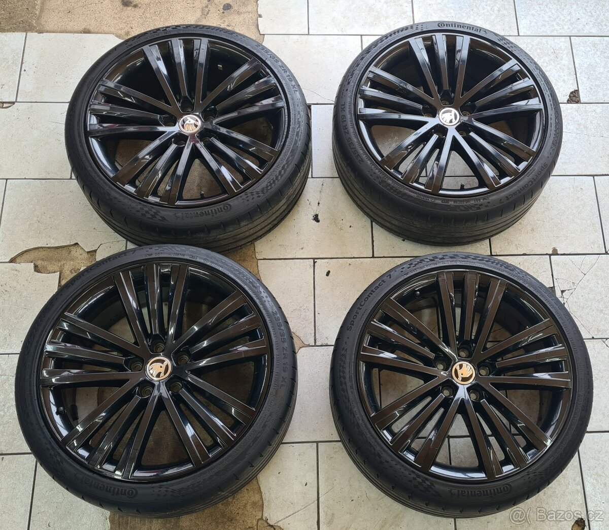 Alu kola originál Škoda SIRIUS 19" 5x112 vč. pneu 235/35/19
