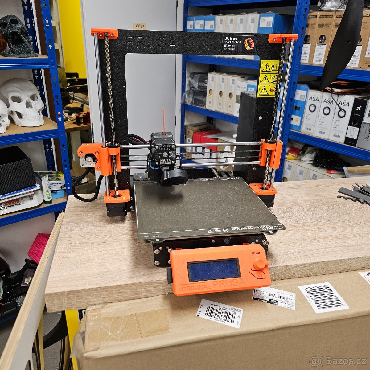 4x Prusa MK3S+ Originální 3D tiskárna - Díly z SLS - DPH