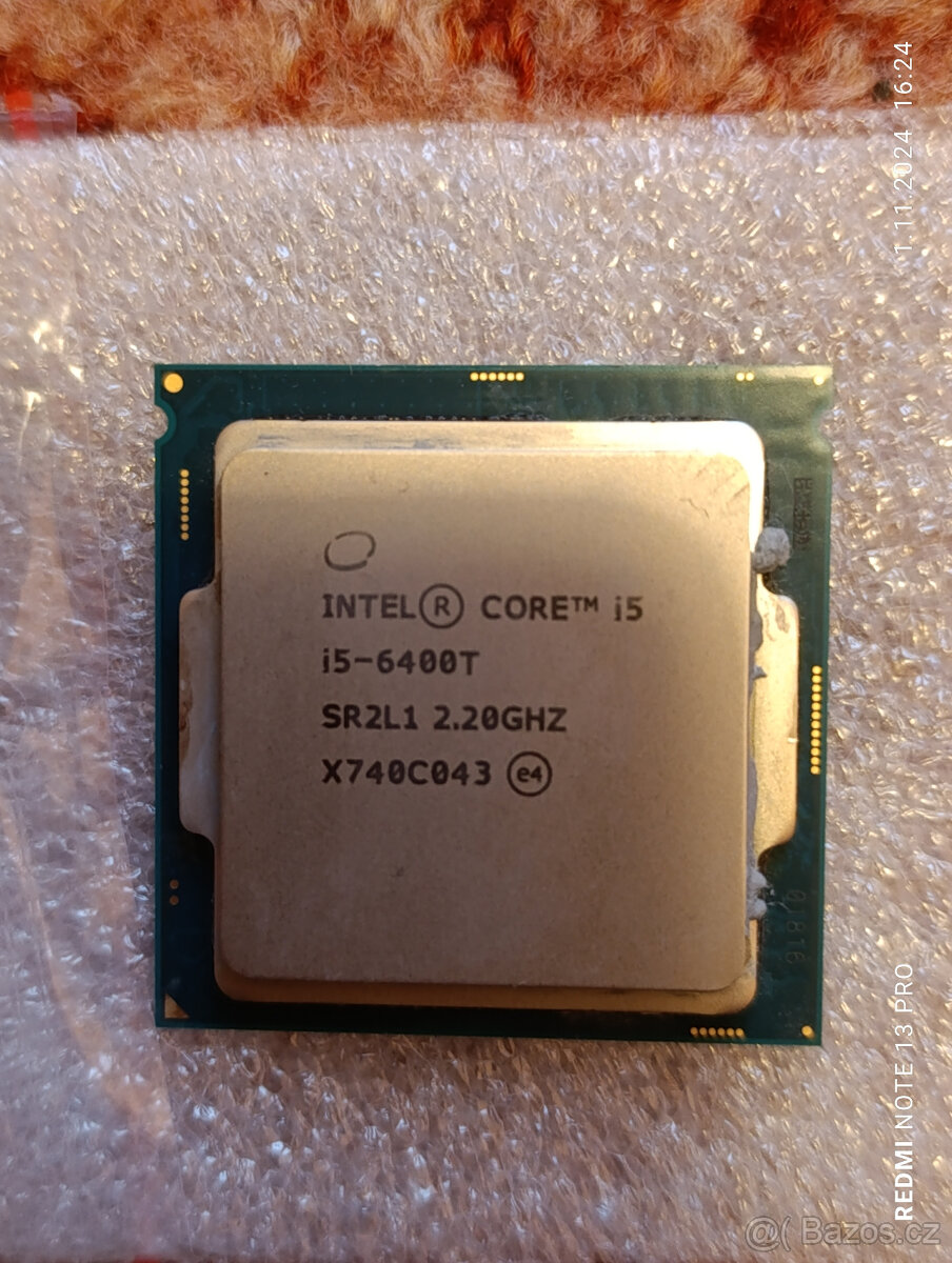 INTEL CORE I5-6400T SOCKET 1151 - TDP snížené na 35W