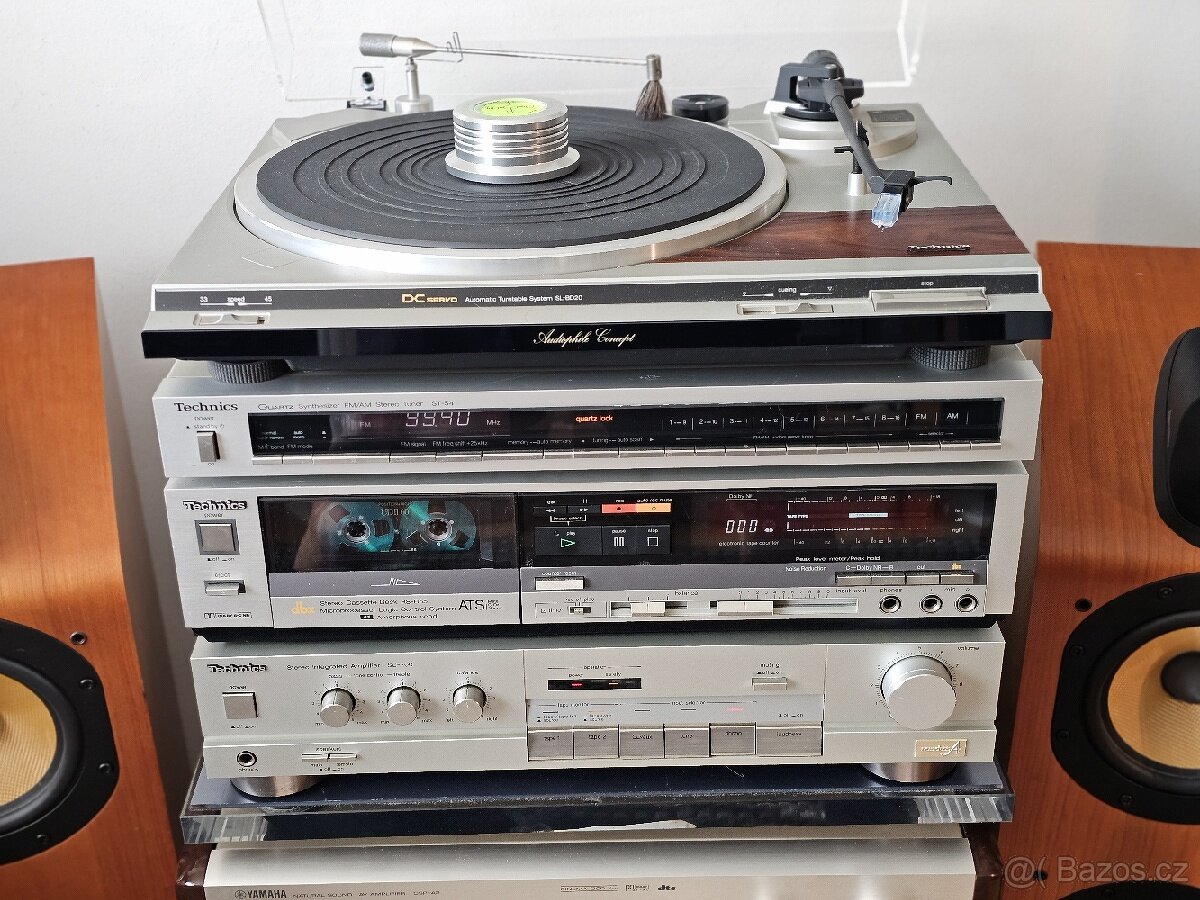 HiFi  stereo věž Technics Zesilovač, MGF, tuner (gramo?)