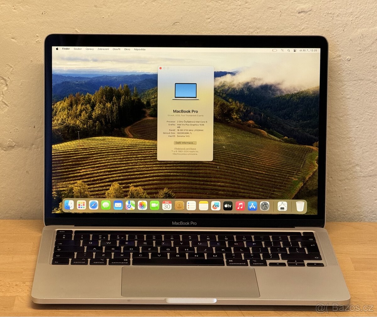 MacBook Pro 13” 2020/16GB RAM/i5/512GB SSD/Záruka