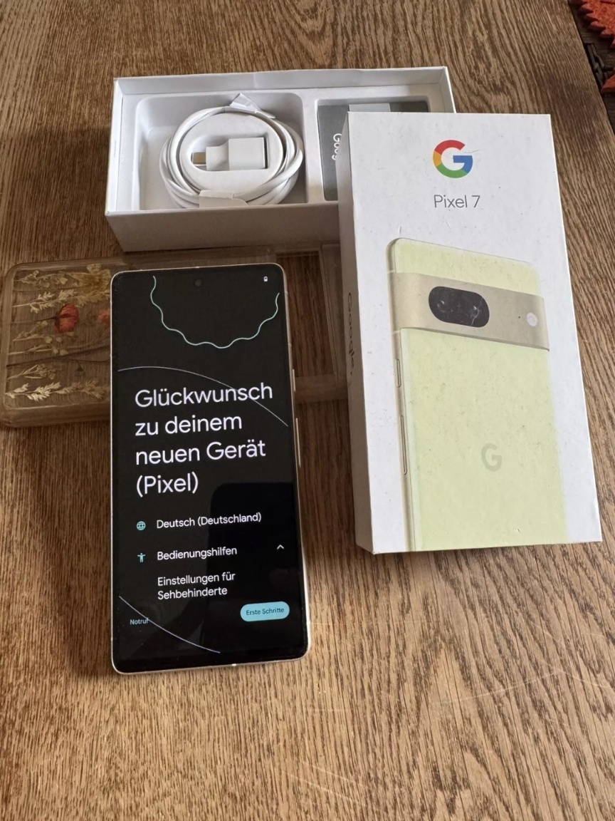 Google pixel 7, 128 gb, zelený