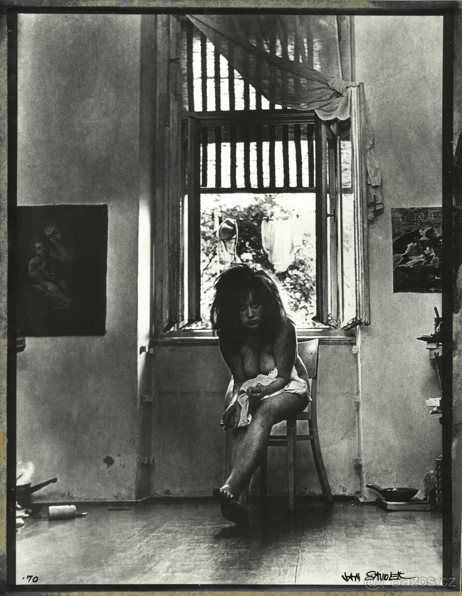 Jan Saudek - First Window - originální fotografie