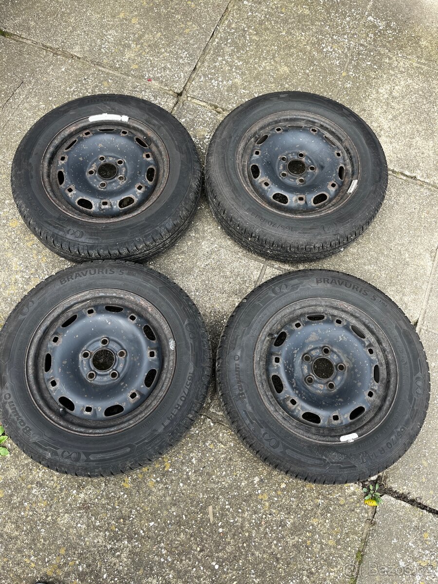 Letní pneu 165/70 r14