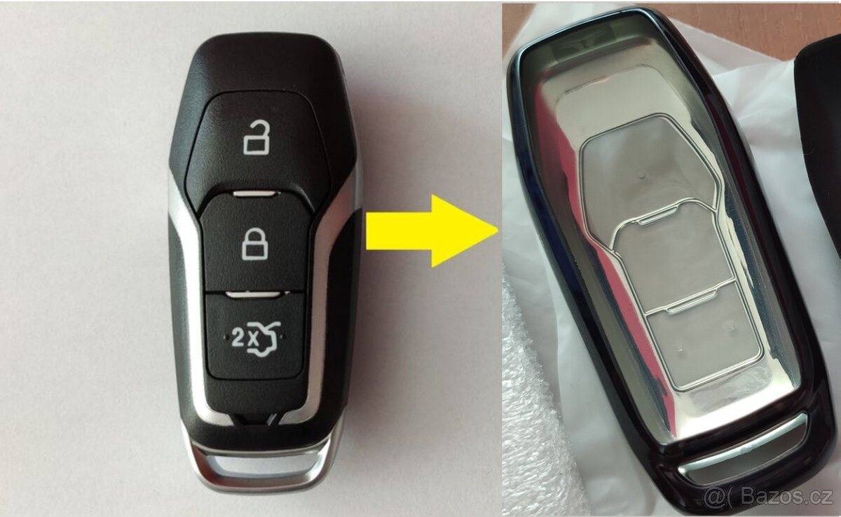 Obal na kryt klíče FORD - silikonový- nový KEYLESS