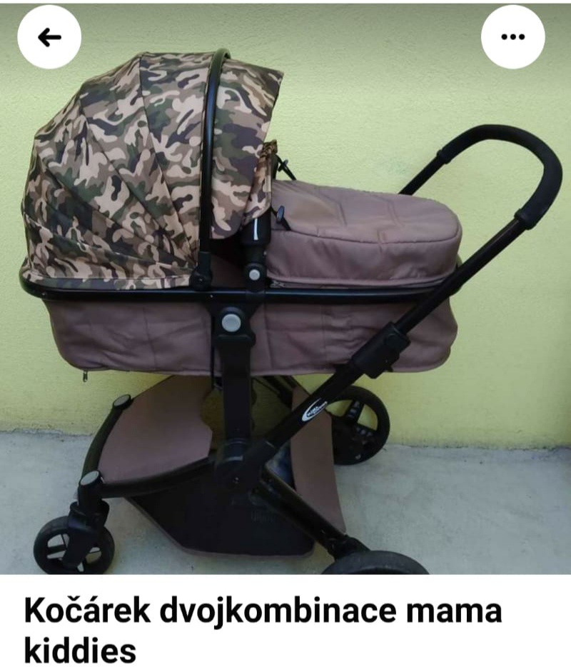 Kočárek Máma Kiddies dvojkobinace