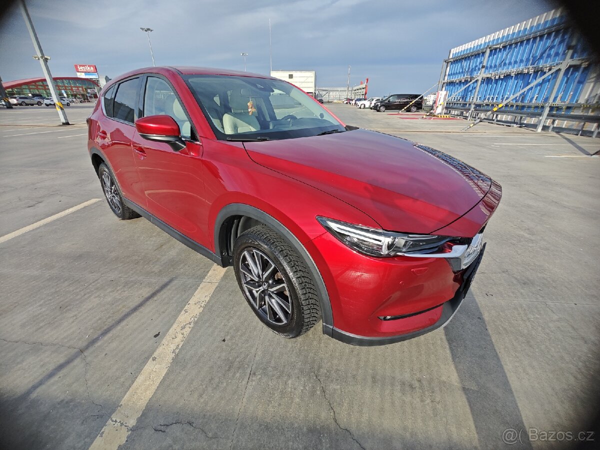 Prodám Mazda cx5, r.v. 2017, typ KF, 2.2d, 129kw