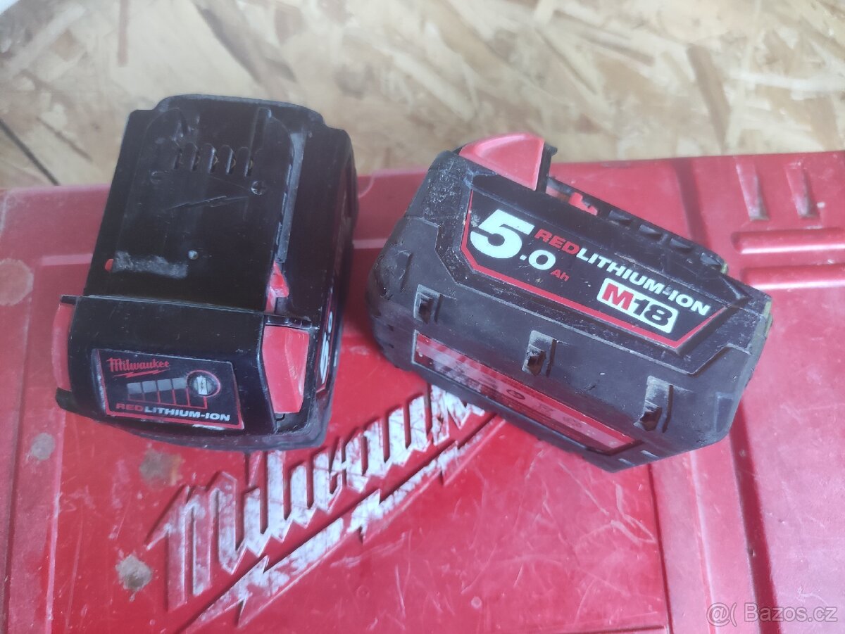 Milwaukee 2x baterie M18