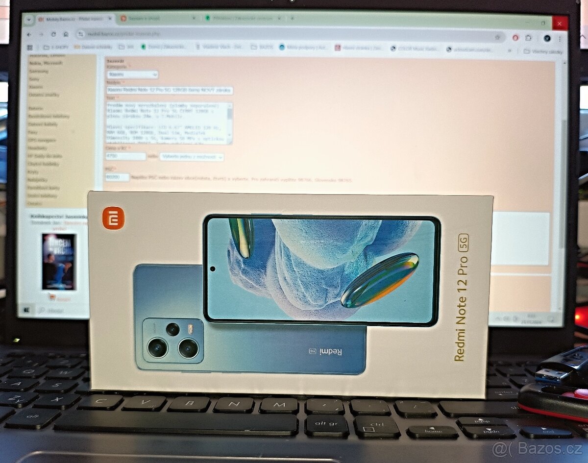 Xiaomi Redmi Note 12 Pro 5G 128GB NOVÝ záruka 24 m.