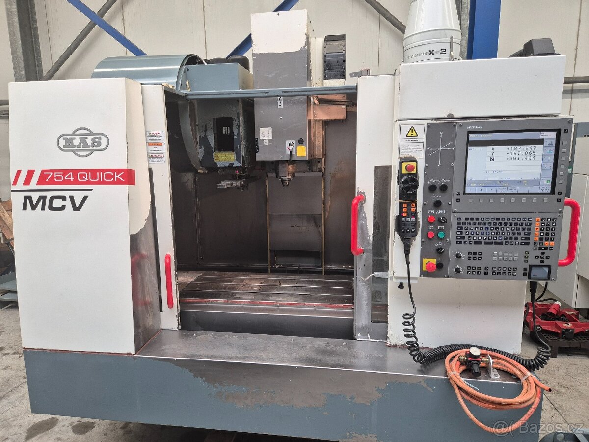 3osé Cnc obráběcí centrum Mas MCV 754 Quick