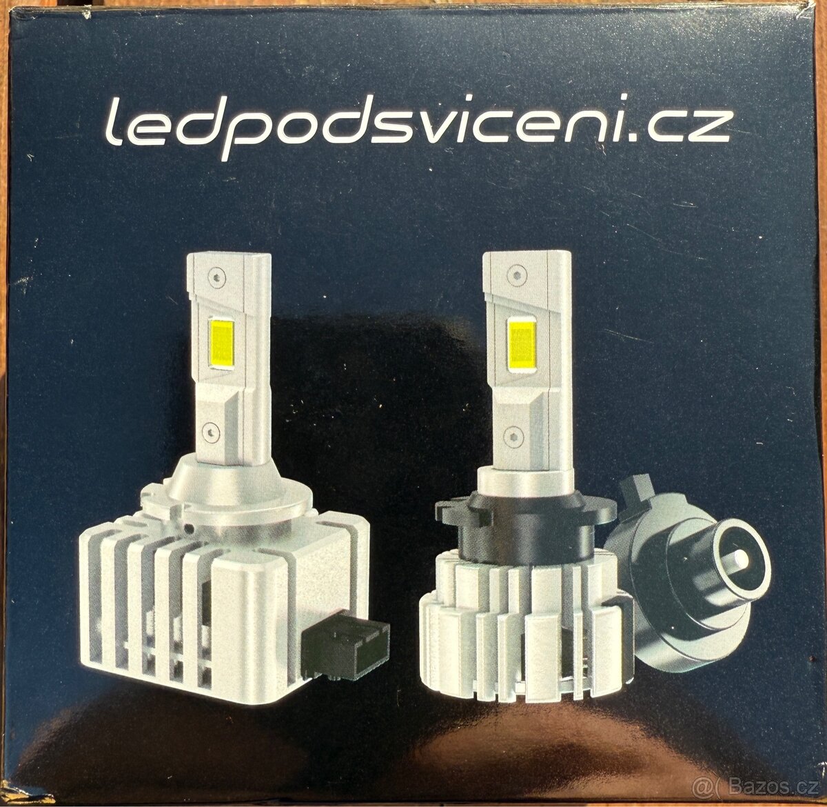 Led žárovky s paticí  DS3  xenon na led 9000lm