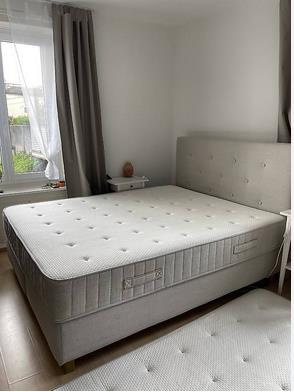 Ikea Dunvik boxspring Quinn Size postel 180x200cm