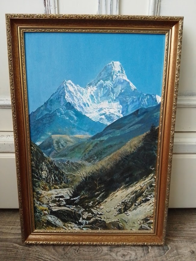 OBRAZ ORIGINAL MALBA HIMALAJE „AMA DABLAM“