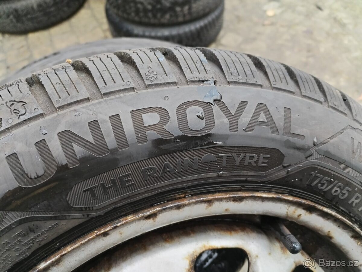 175/65/14 zimni pneu HANKOOK a UNIROYAL 175/65 R14