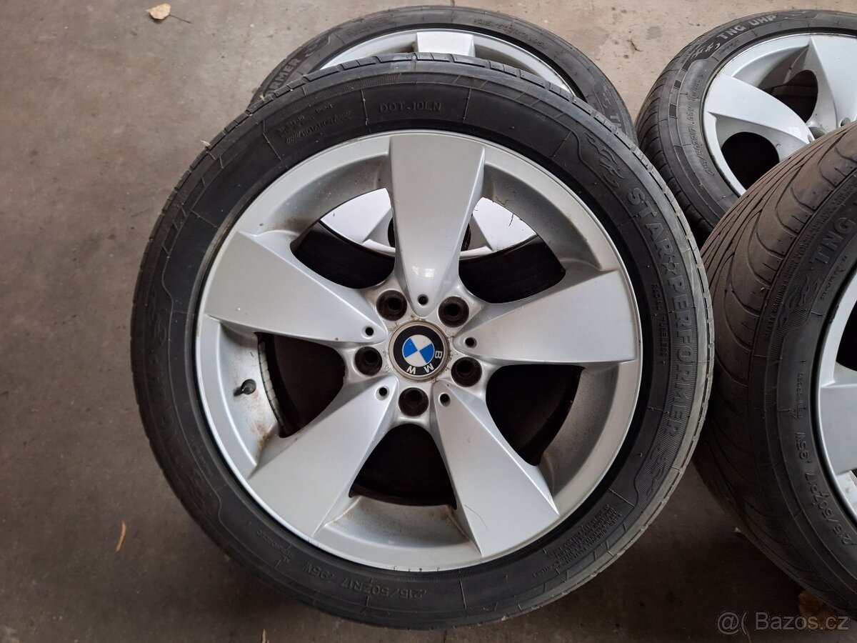 BMW 17" orig alu kola včetně pneu