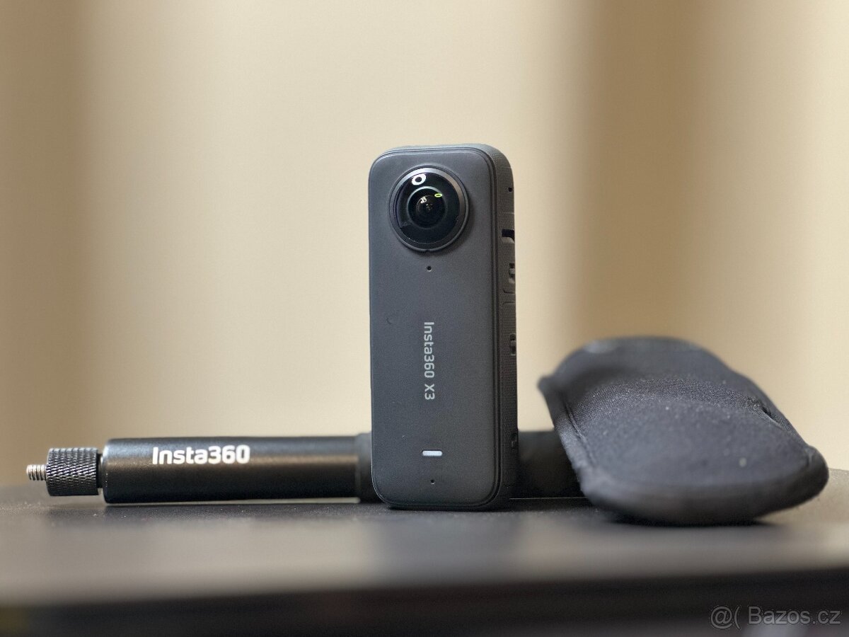 PRODAM kamera Insta360 X3 + neviditelná selfie tyč