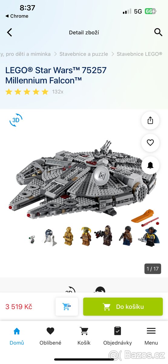 LEGO Star Wars 75257 Millennium Falcon