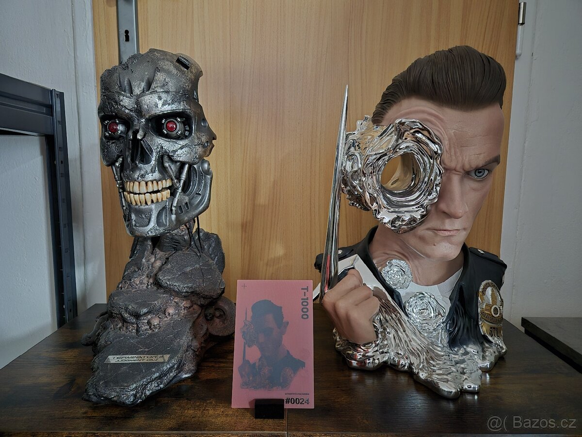 Terminator 2 (T-800 , T-1000) Pure Arts CENA ZA KUS 10.000,-