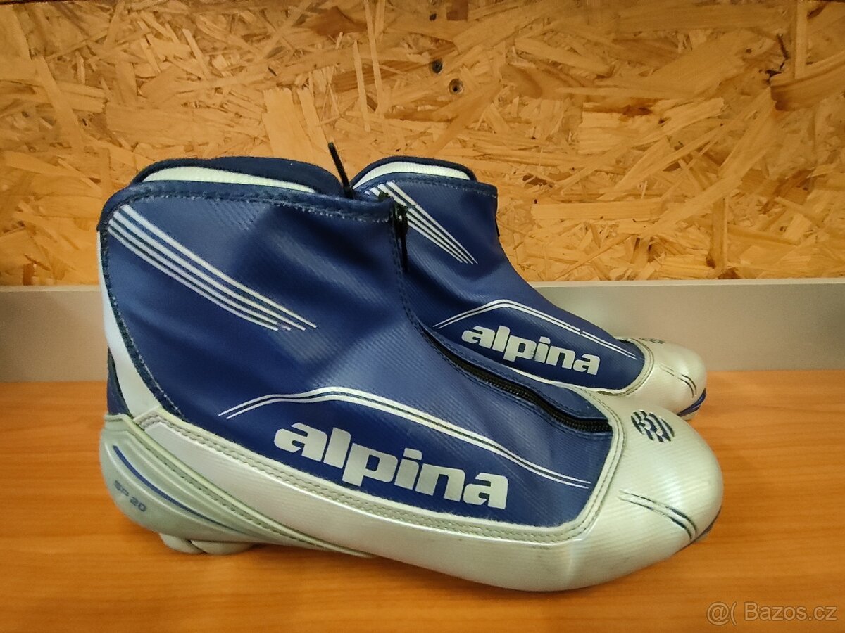 Boty na běžky ALPINA  na NNN vel. 45, stélka 29 cm