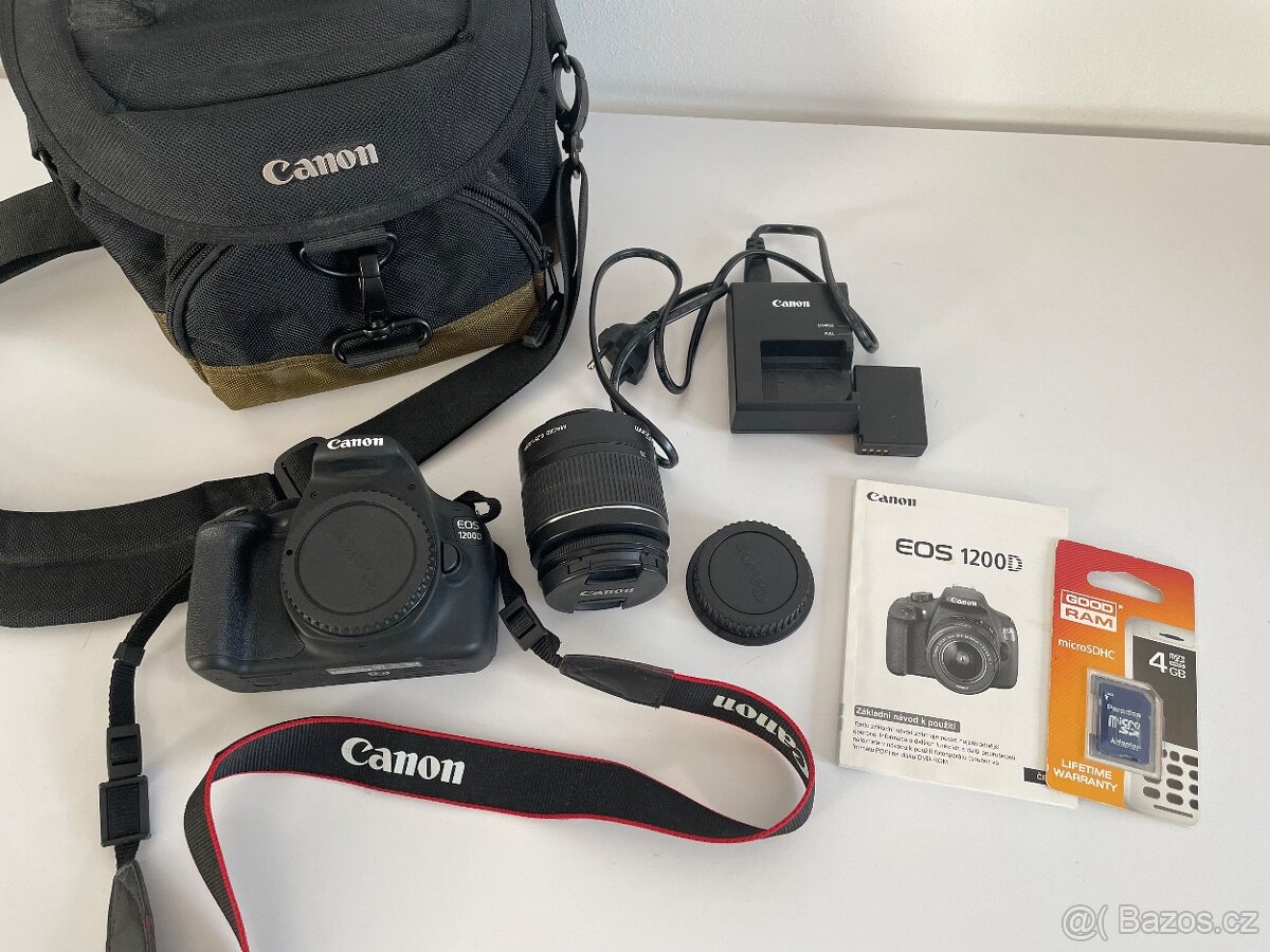 Canon EOS 1200D + příslušenství – NOVÝ