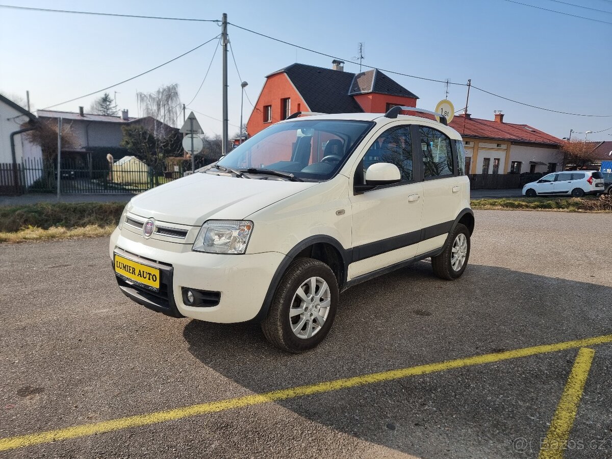 Fiat Panda 1.3D 55kw, 4x4, tažné , klima