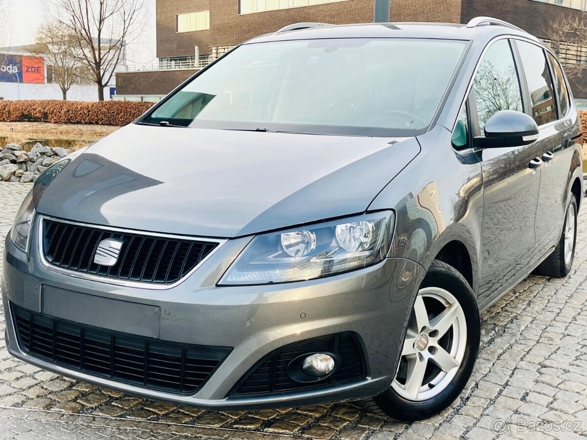 Seat Alhambra 2.0TDI MANUÁL SENZORY TAŽNÉ SERVISKA STYLE