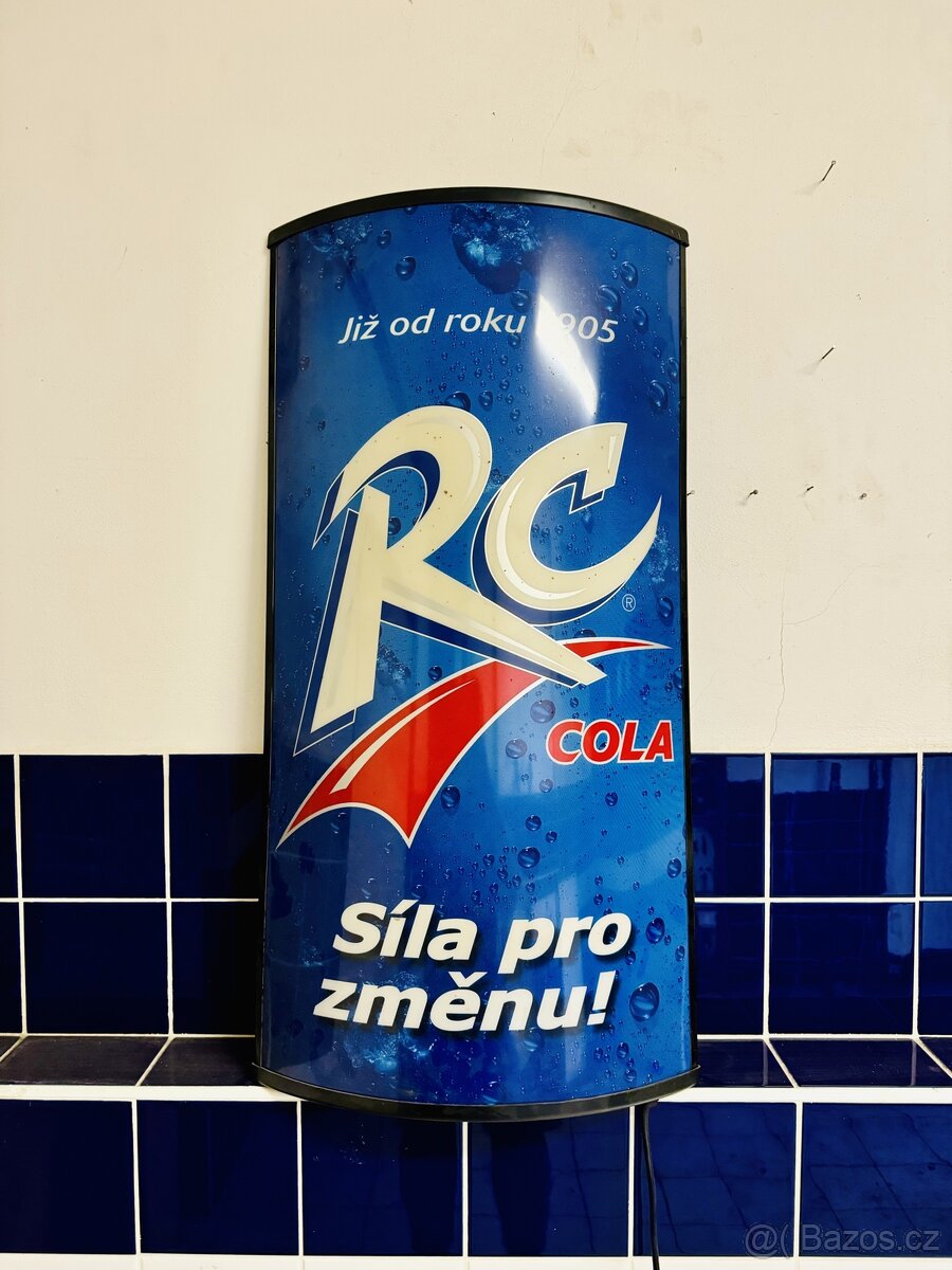 Světelná reklama RC Cola