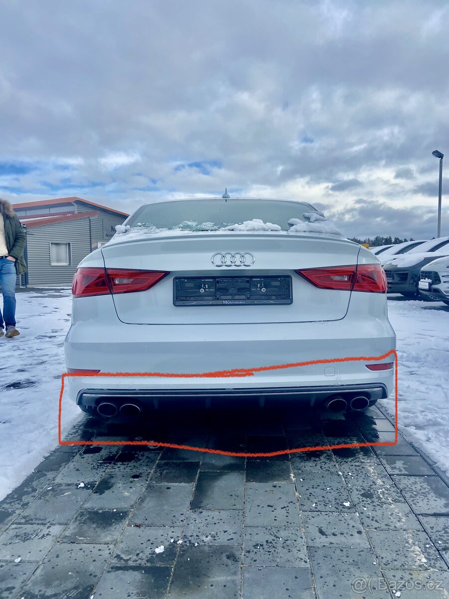 Zadní diffuzor Audi S3 A3 8v