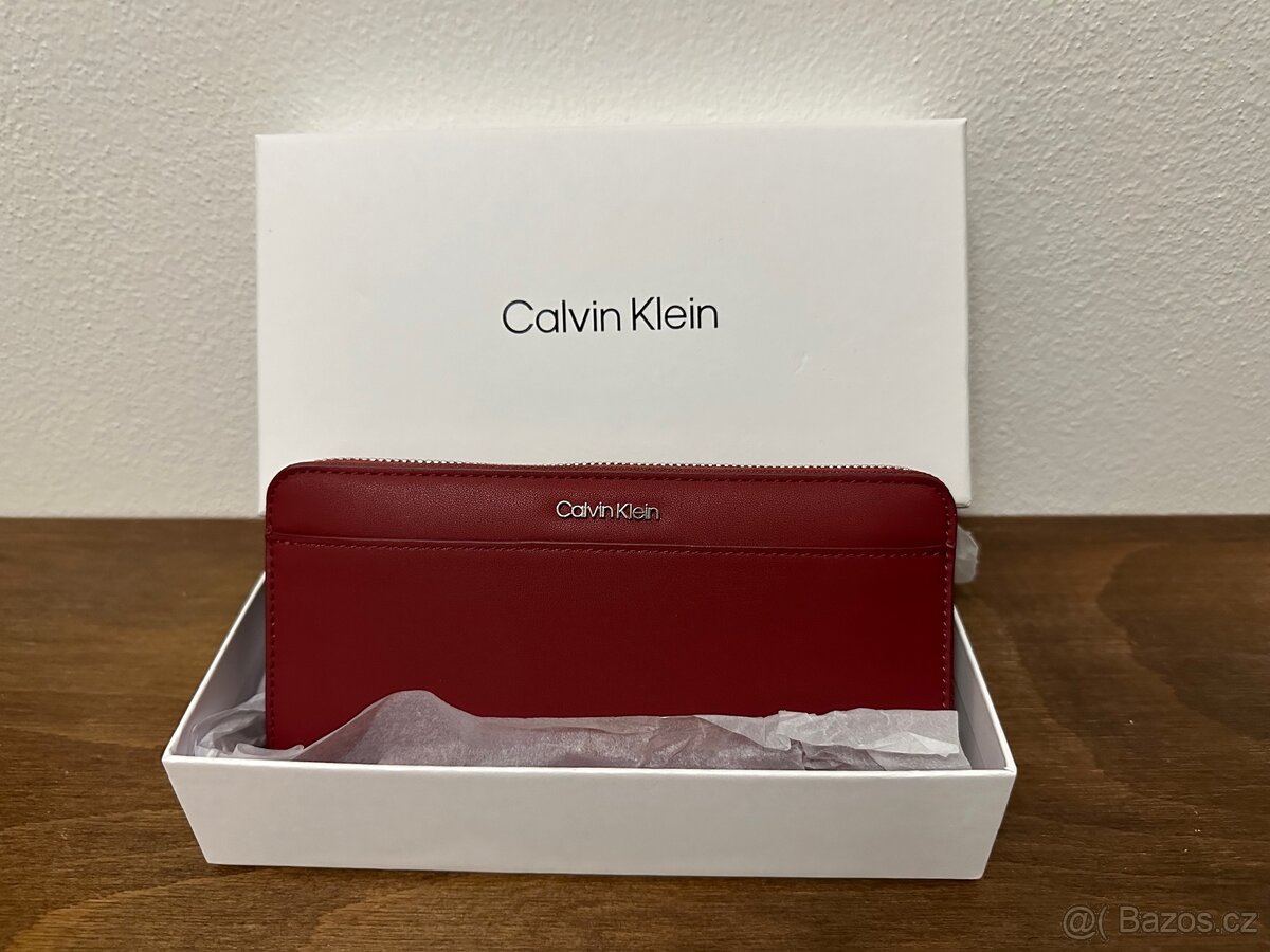 Dámská peněženka Calvin Klein - Biking Red/Bordeaux