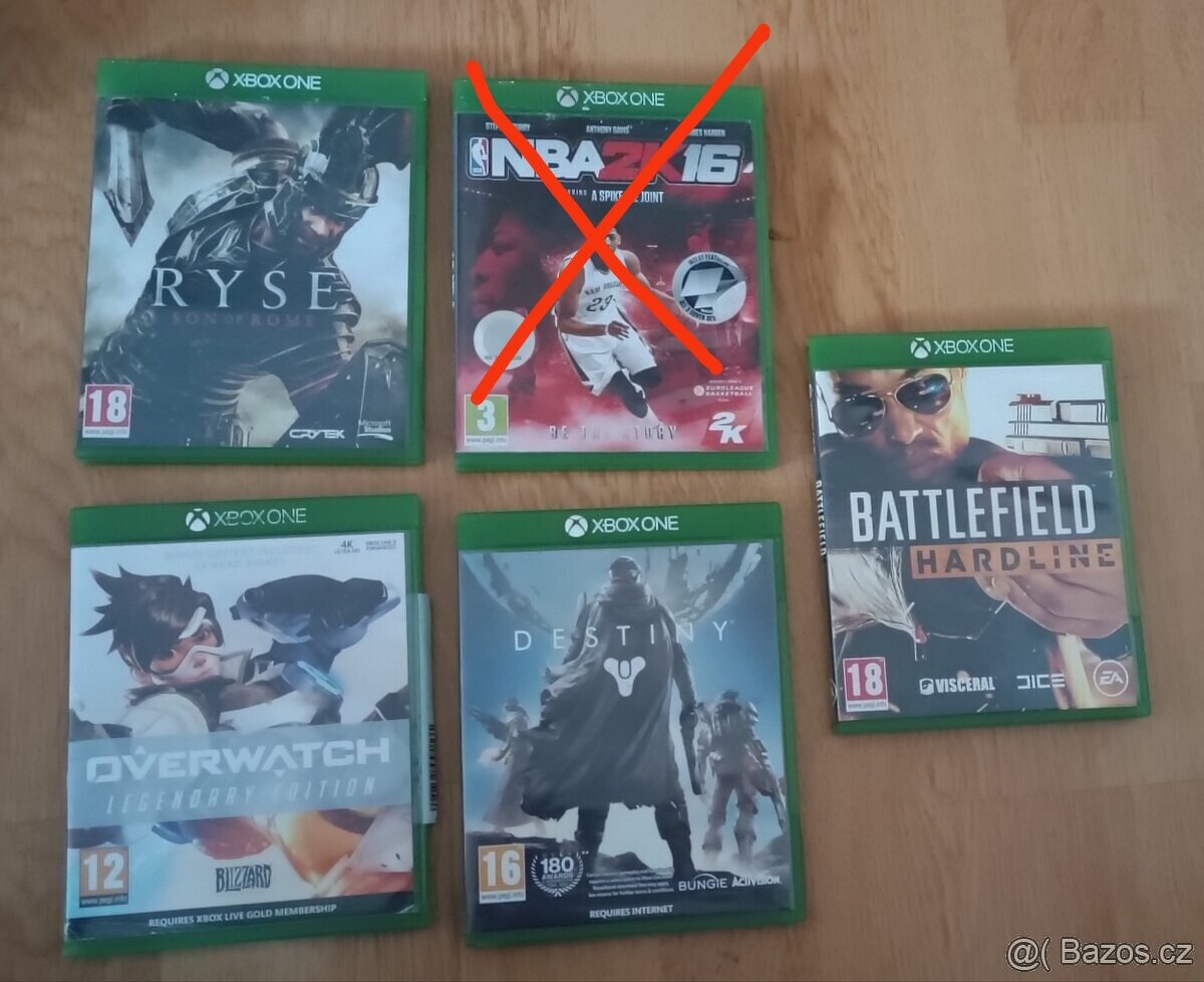 XBOX ONE hry - za 1 ks 99,- Kč