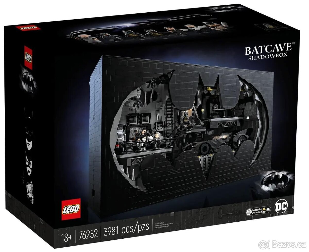 76252 LEGO DC - BATMANOVA JESKYNĚ - SBĚRATELSKÝ BOX