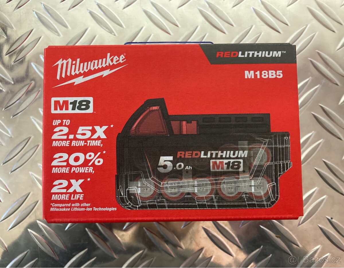 Aku Milwaukee M18 5,0 Ah