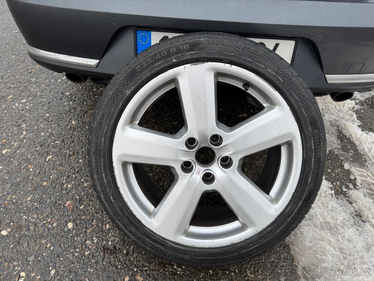 Rezervní alu kolo 5x112 Audi R18 nová pneu 235/40/18