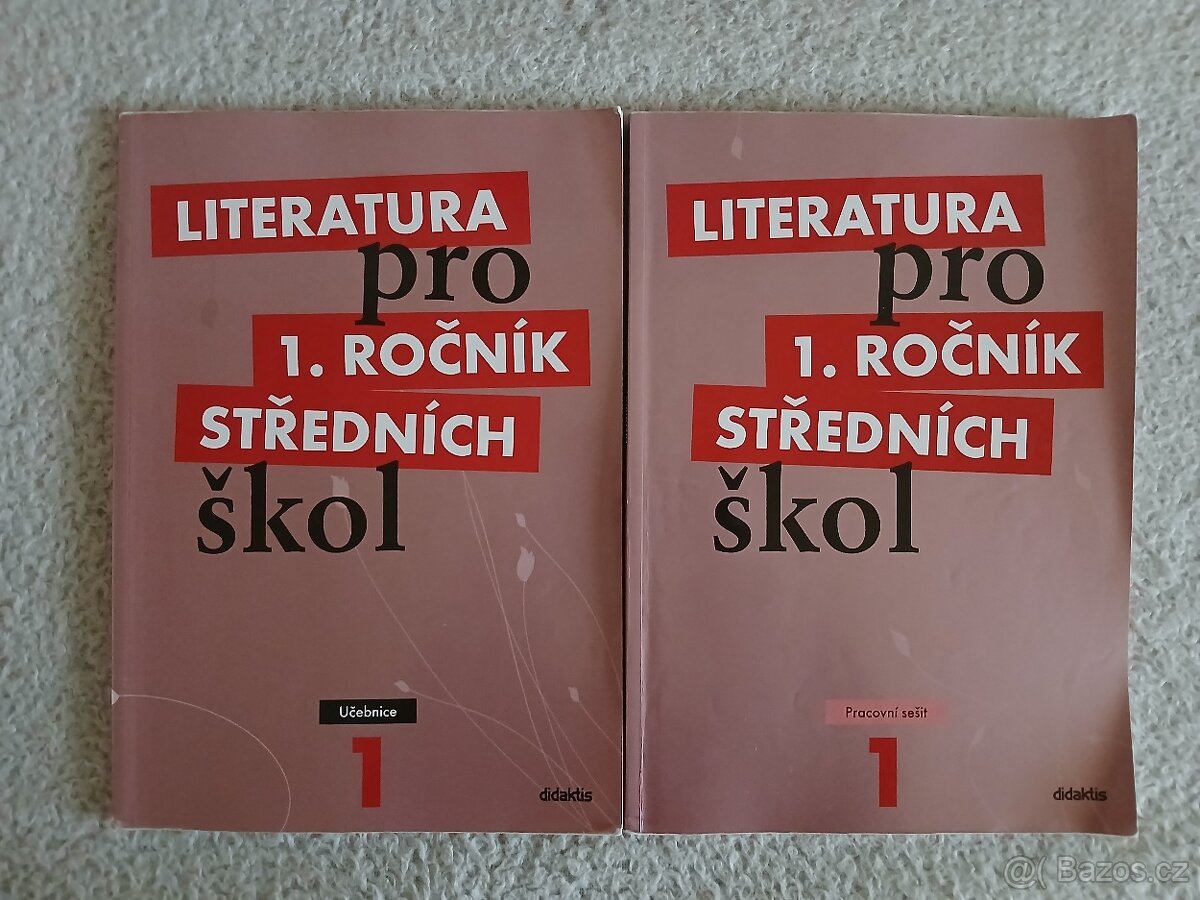 Literatura pro 1. ročník SŠ (učebnice, prac. sešit)