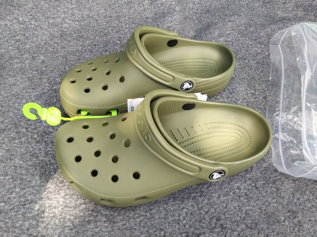 Hnědozelené boty Crocs velikost 36-37