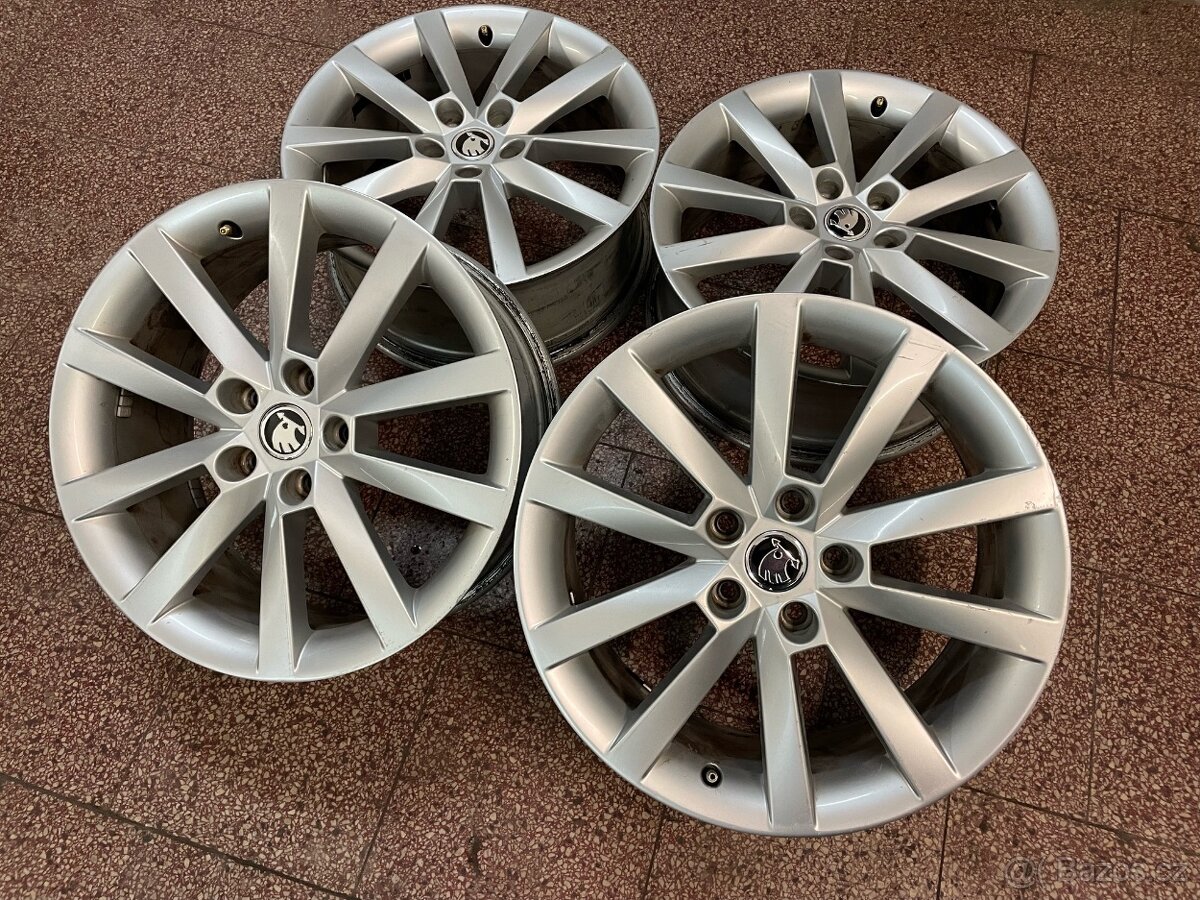 Originální ALU kola Škoda Alaris 5x112 r18