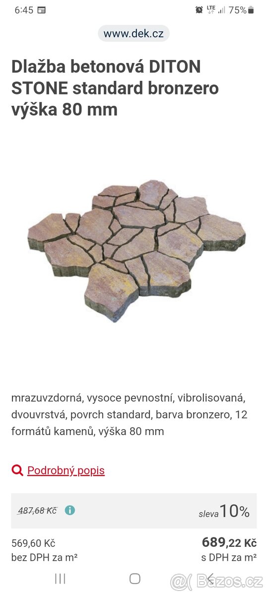 Dlažba diton stone