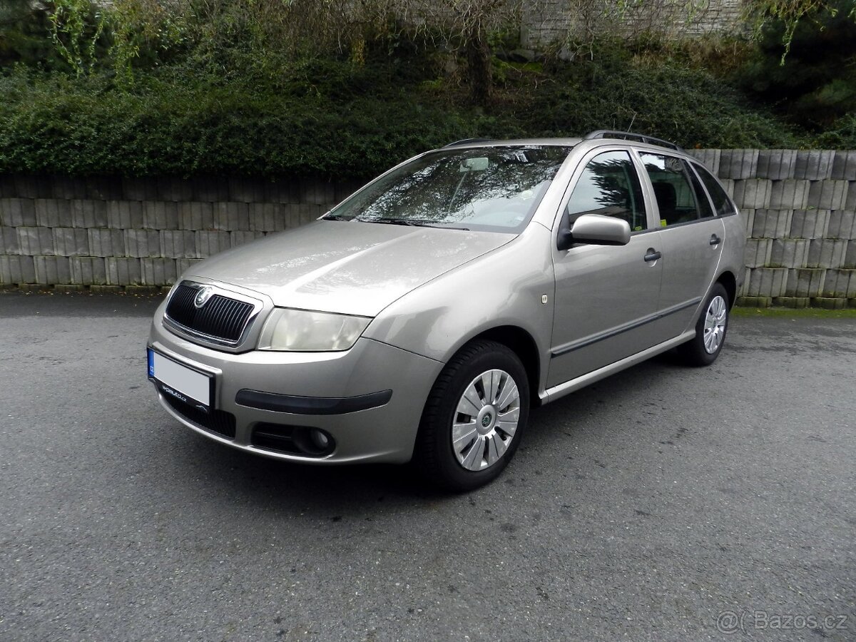 Škoda Fabia combi 1.4 59 kW BEZ KOROZE r.v. 2007 NOVÁ STK