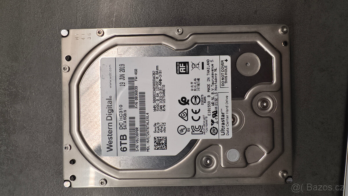 HDD 6TB WD Ultrastar HC310