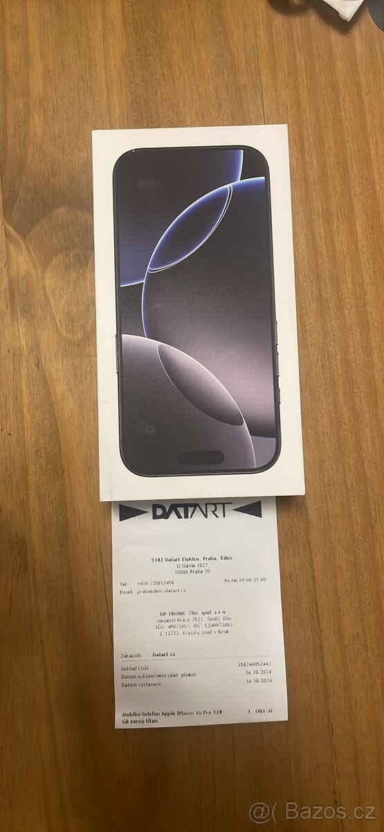 iPhone 16 pro 128 GB Titanium black