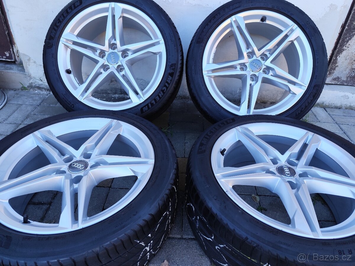 ALU 5x112 r18 AUDI + PNEU - ZÁNOVNÍ DISKY