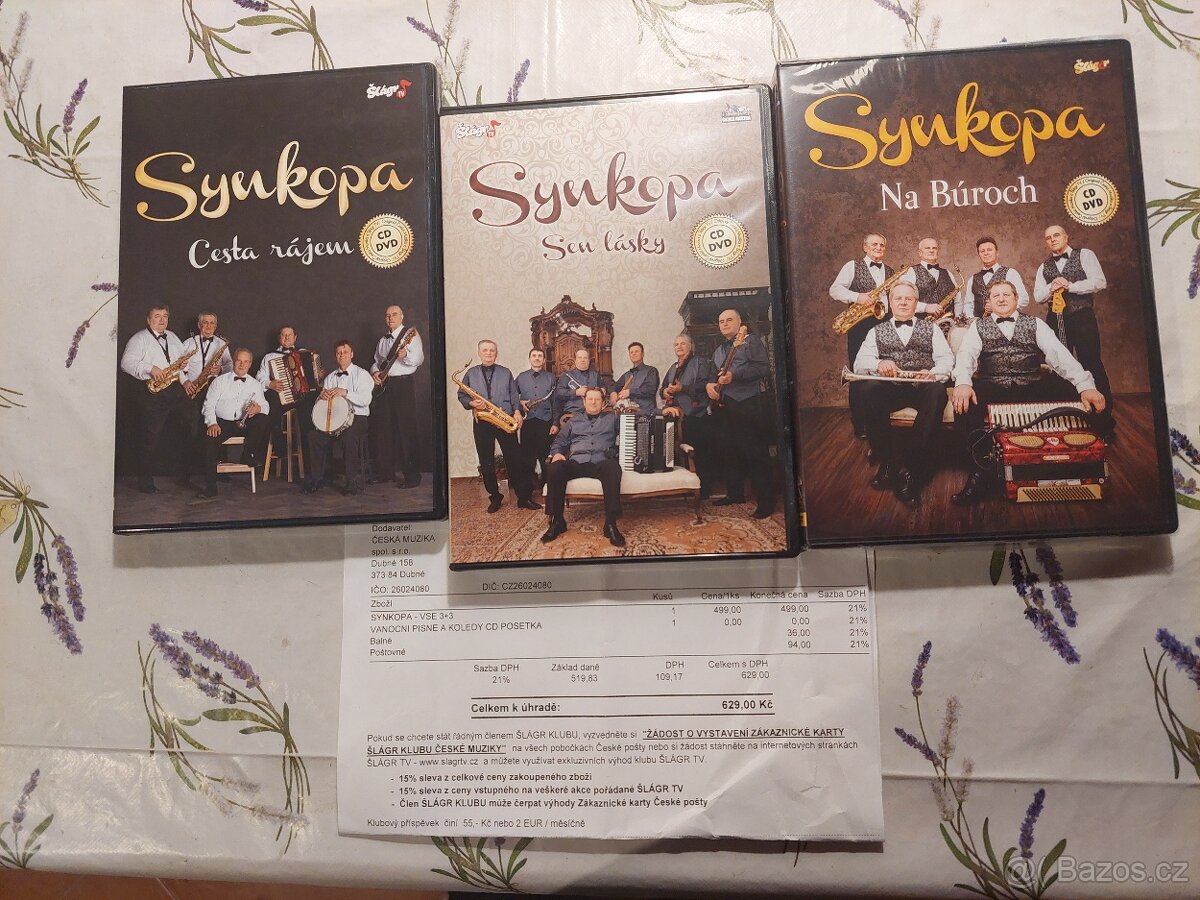 Synkopa DVD + CD,3 +3ks.