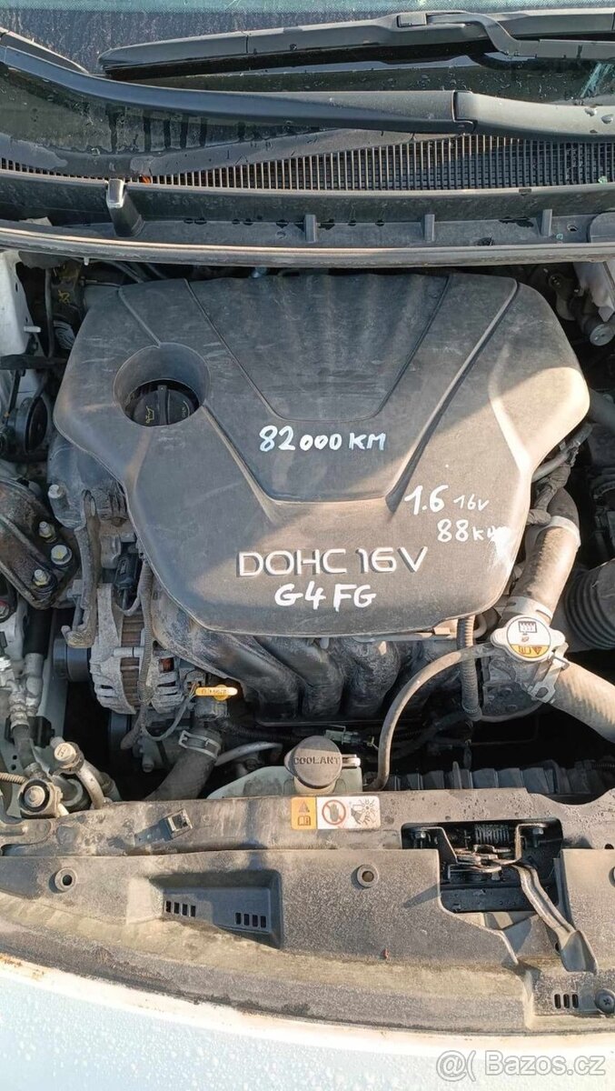 motor G4FG 1.6i 88kW hyundai i30 GD