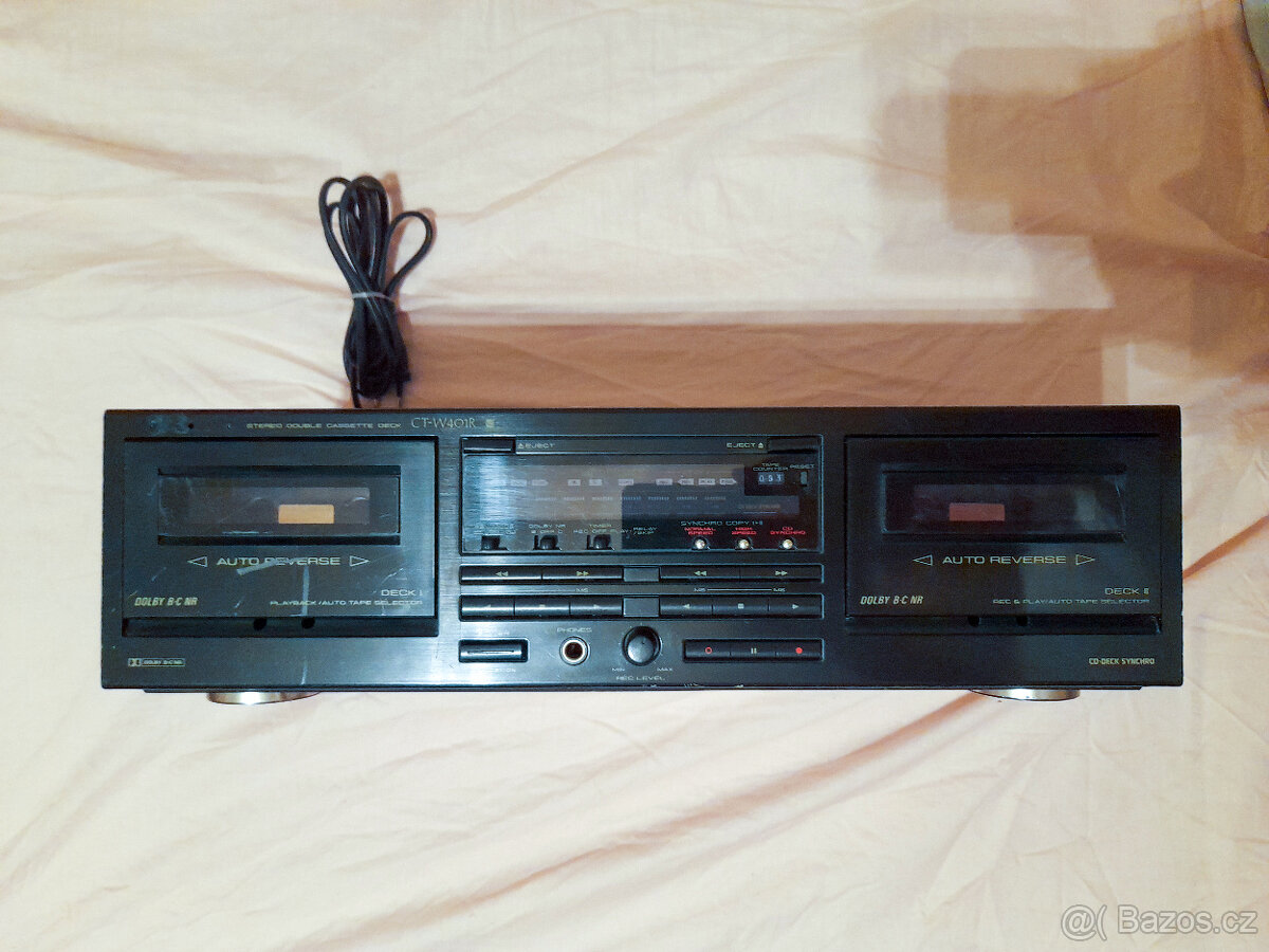 Tape deck Pioneer CT-W401R (po servisu)