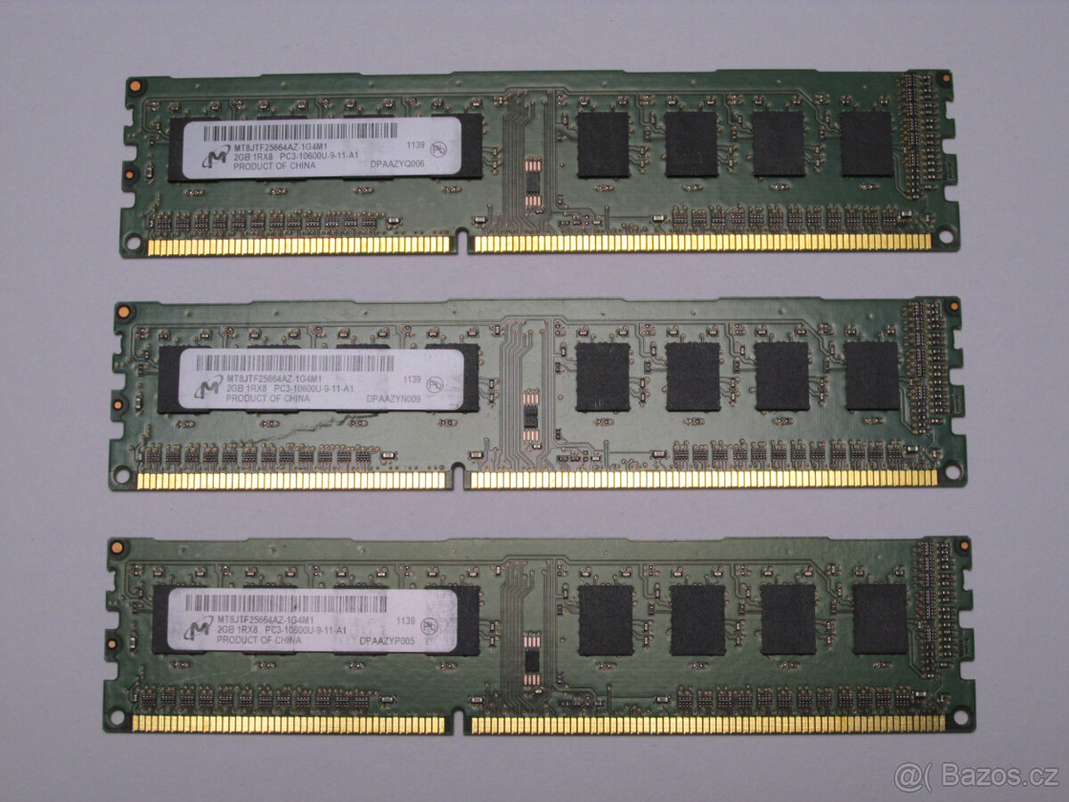 Samsung 6GB (3X2GB) DR3 1333MHz