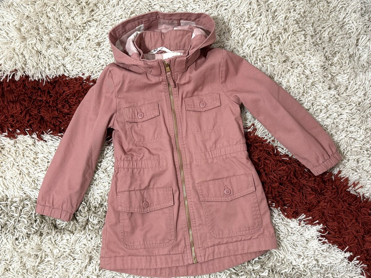 Přechodová bunda, parka, kabát H&M 110/116