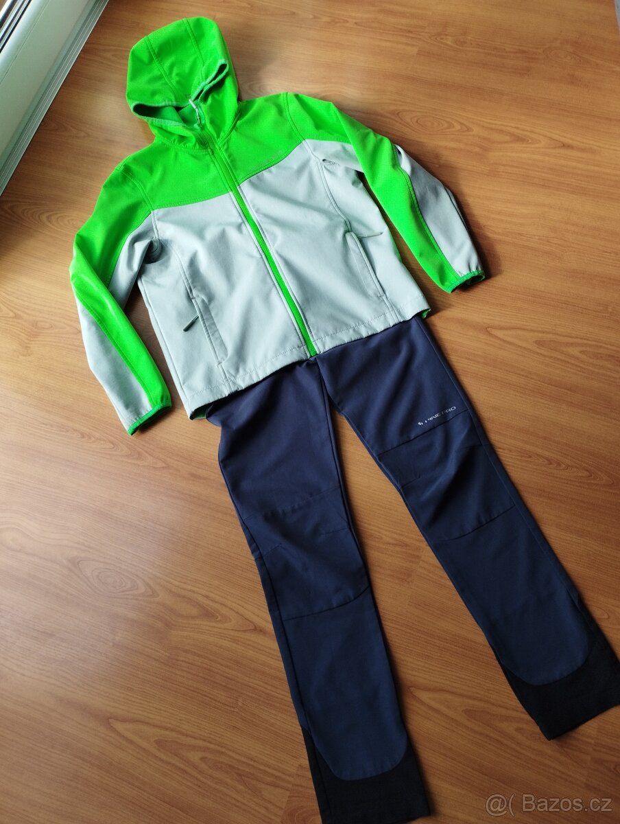 Dětská softshellová bunda a kalhoty Alpine Pro
